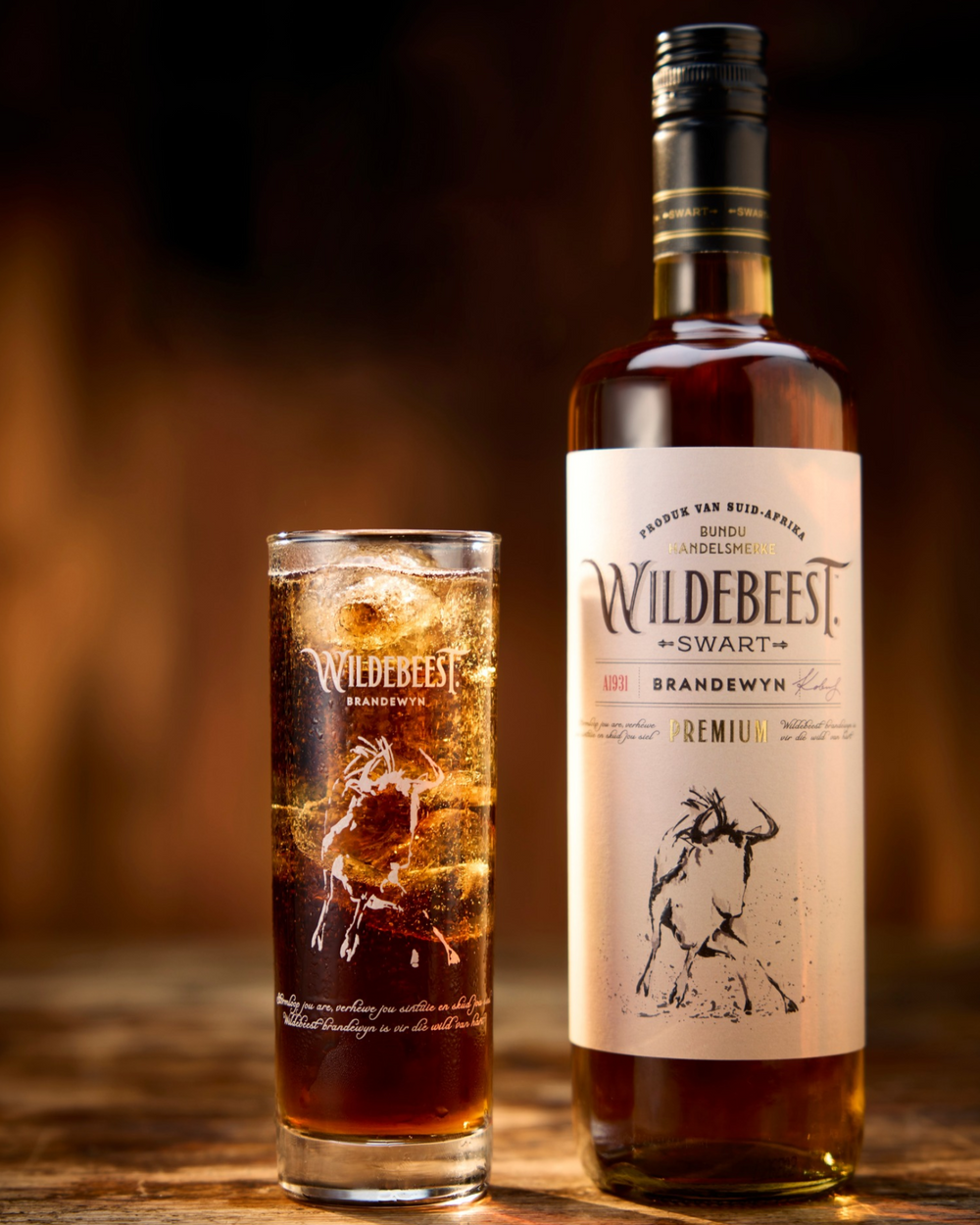Wildebeest Brandewyn Swart (1 x 750ml)