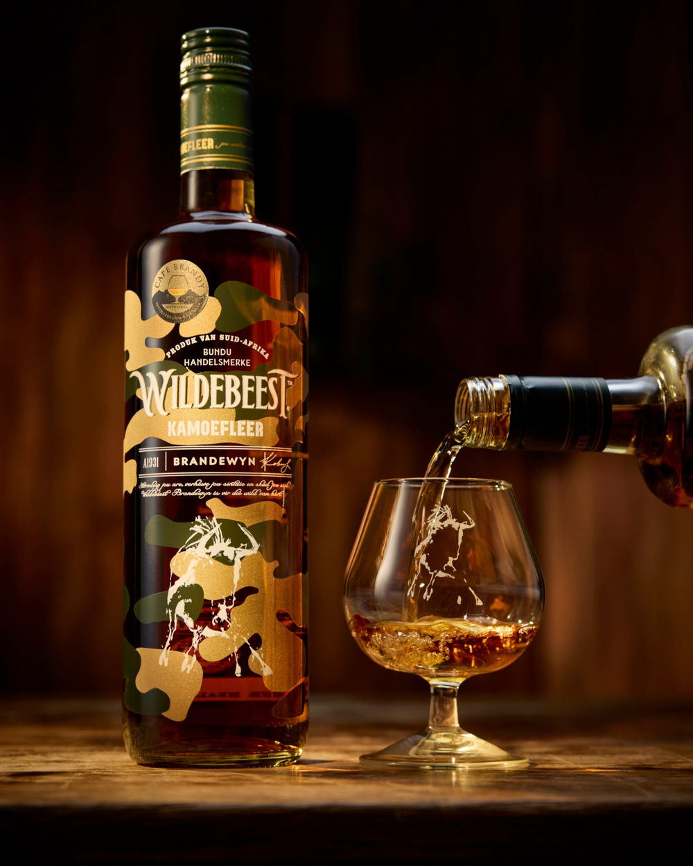 Wildebeest Premium Brandewyn Kamoefleer (1 x 750ml)