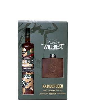 Wildebeest Premium Brandewyn Kamoefleer Gift Set (1 x 750ml)